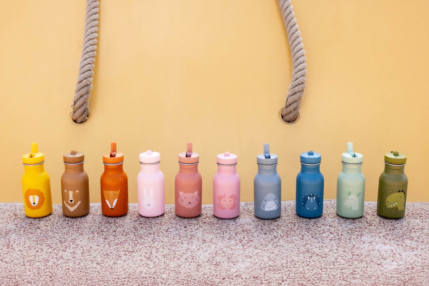 Trixie: Stainless Steel Water Bottle 350ml - Mr. Lion