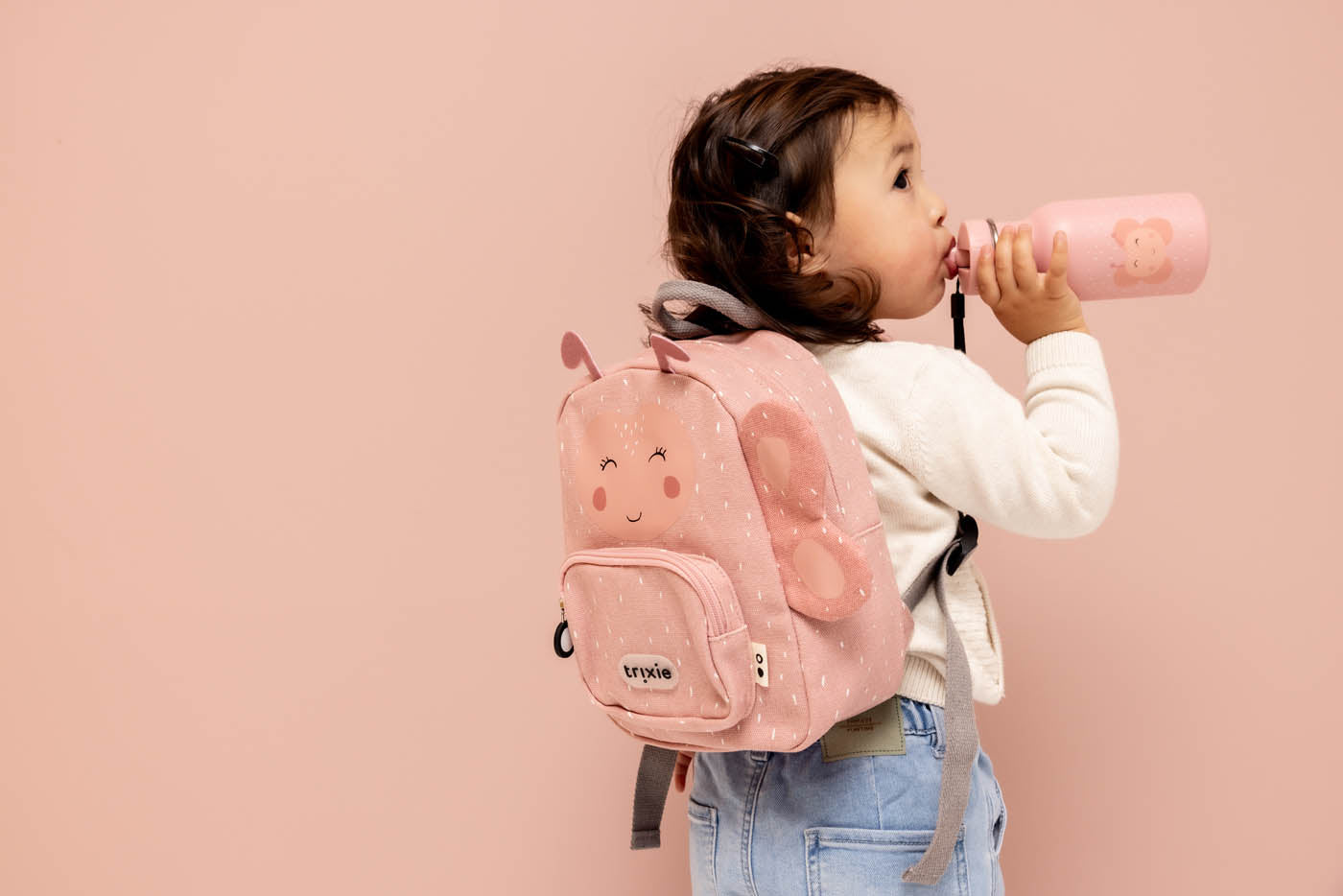 Trixie: Stainless Steel Water Bottle 350ml - Mrs. Butterfly