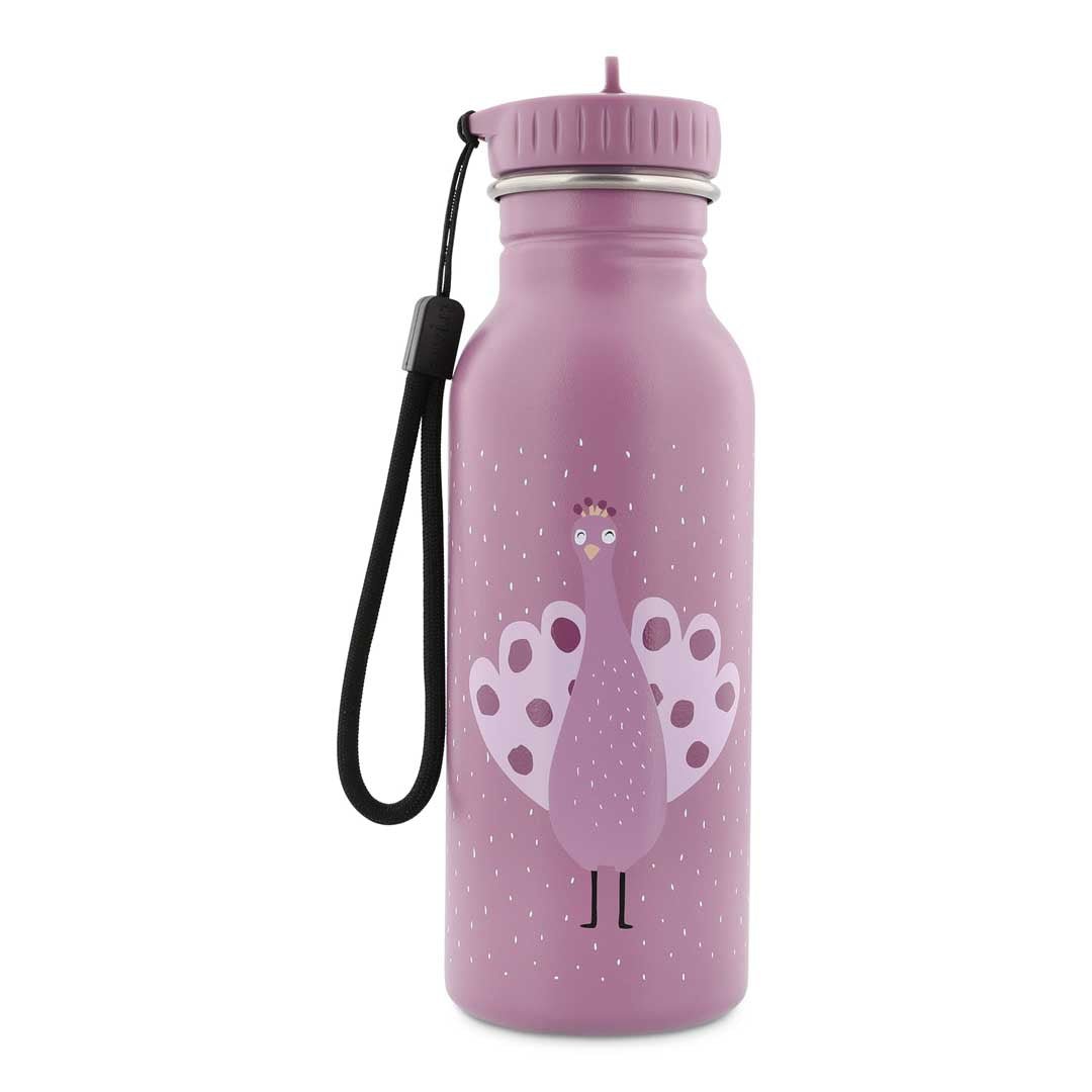 Trixie: Stainless Steel Water Bottle 500ml - Mrs. Peacock