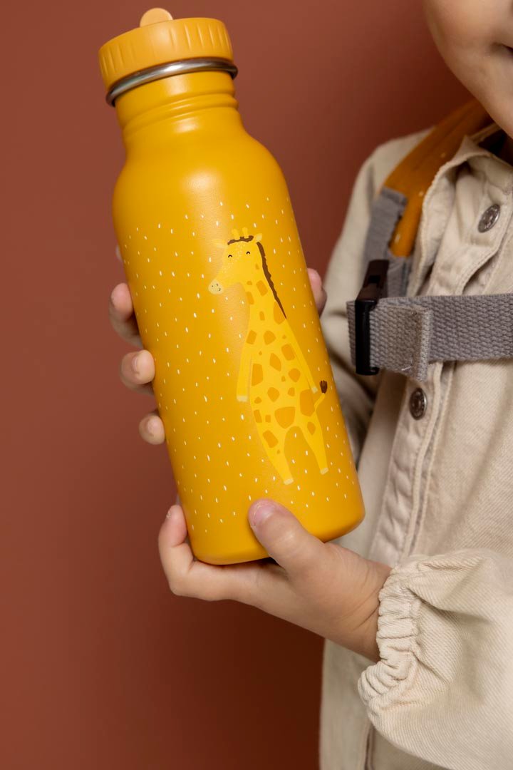 Trixie: Stainless Steel Water Bottle 500ml - Mr. Giraffe