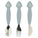 Trixie: Silicone Cutlery Set 3-Pack - Mr. Shark