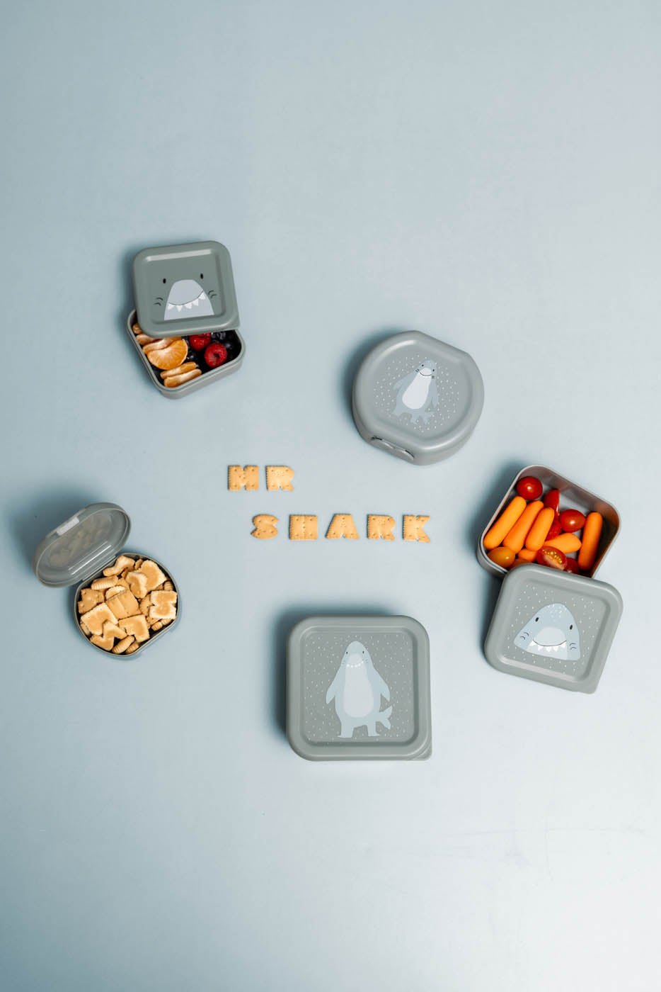 Trixie: Mr. Shark Nesting Snack Boxes - Set of 3