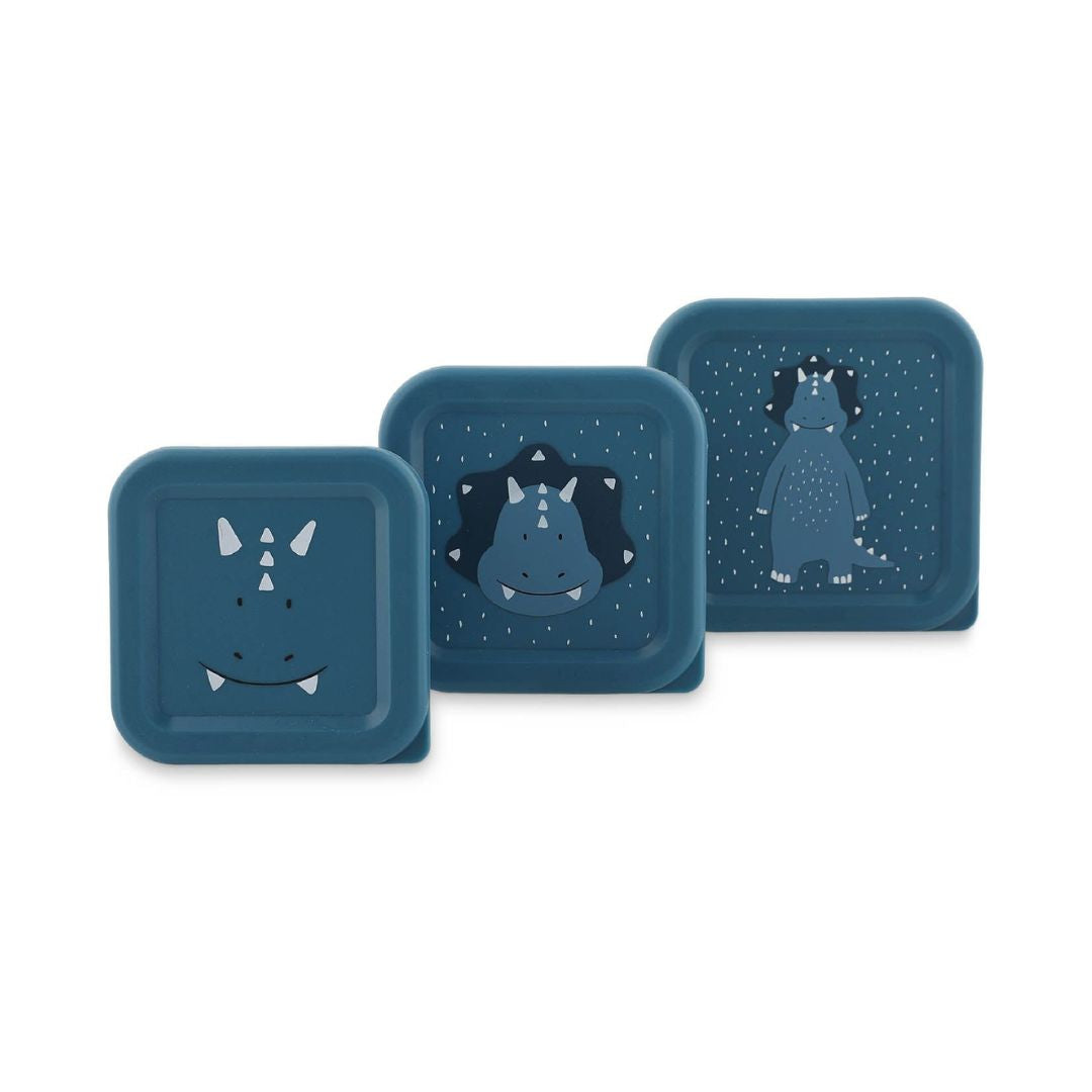Trixie: Mr. Triceratops Nesting Snack Boxes - Set of 3