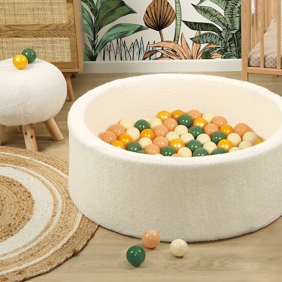 Multicolor Plush Ball Pit