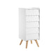 Vox Dresser VINTAGE 5 Drawers White/White