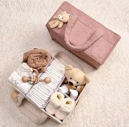 Pink Yunking Diaper Caddy