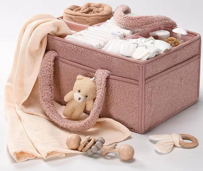 Pink Yunking Diaper Caddy