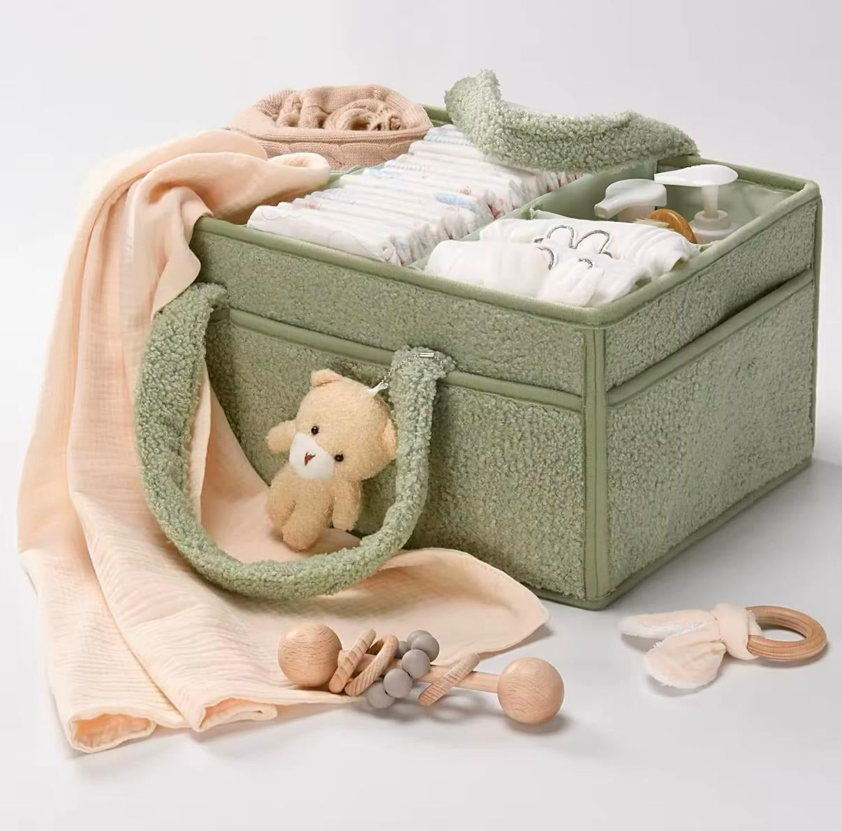 Green Yunking Diaper Caddy