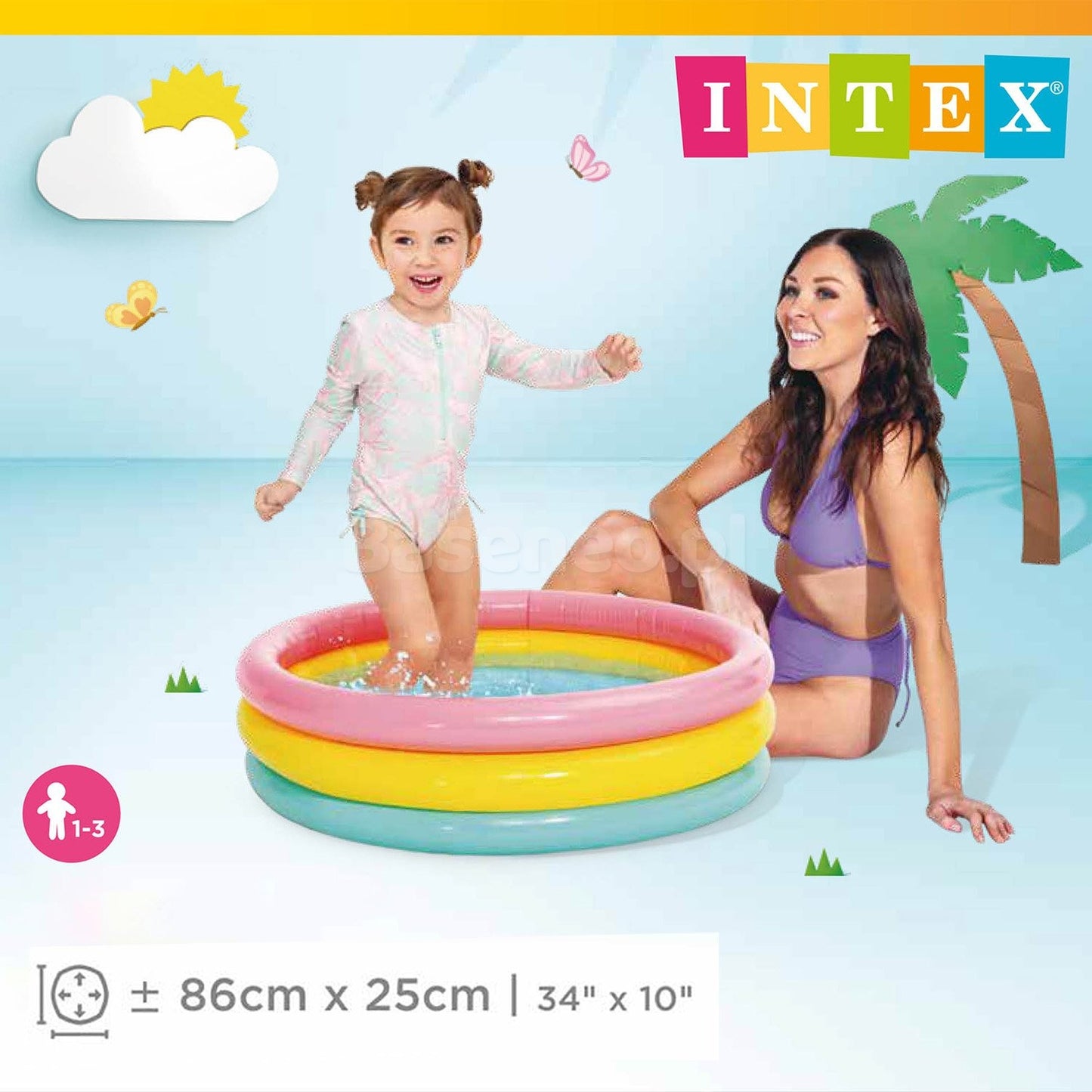 Intex Rainbow Baby Pool