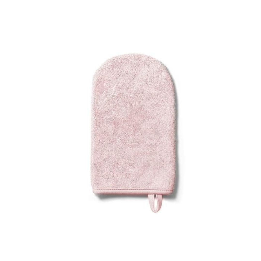 Babyono Natural Bamboo Bath Mitt / Washcloth - Pink