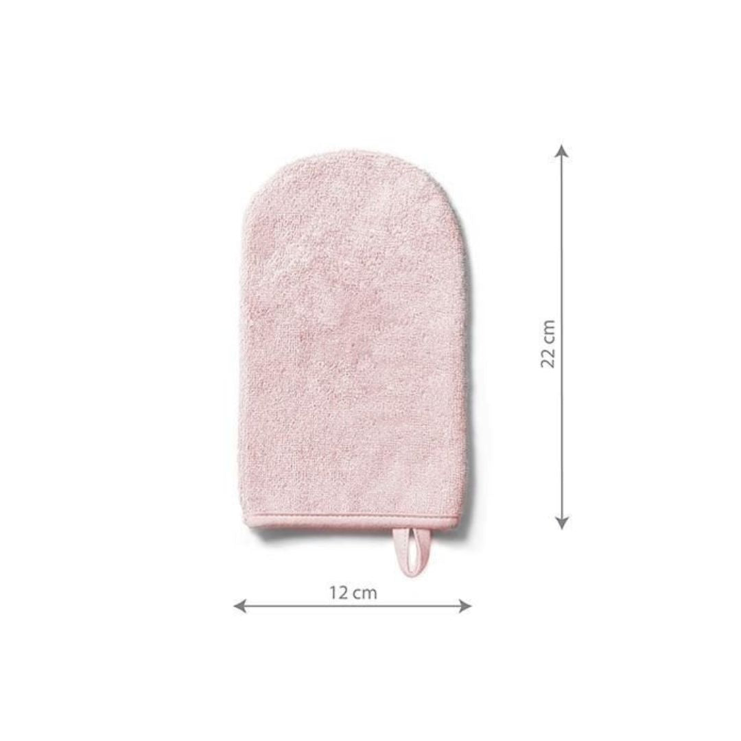 Babyono Natural Bamboo Bath Mitt / Washcloth - Pink