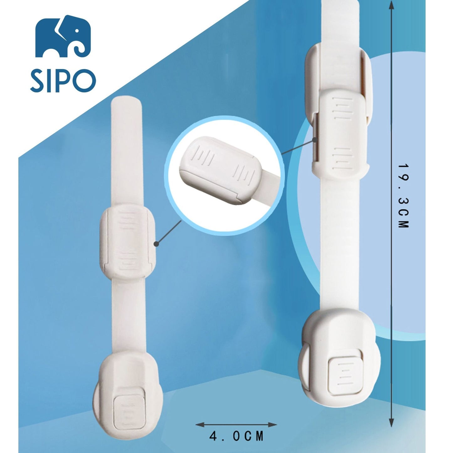 SIPO: Adjustable Cabinet and Drawer Safety Locks