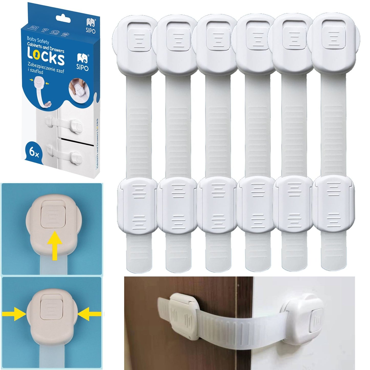 SIPO: Adjustable Cabinet and Drawer Safety Locks