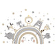 SIPO: Nursery Wall Stickers - Cute Animals