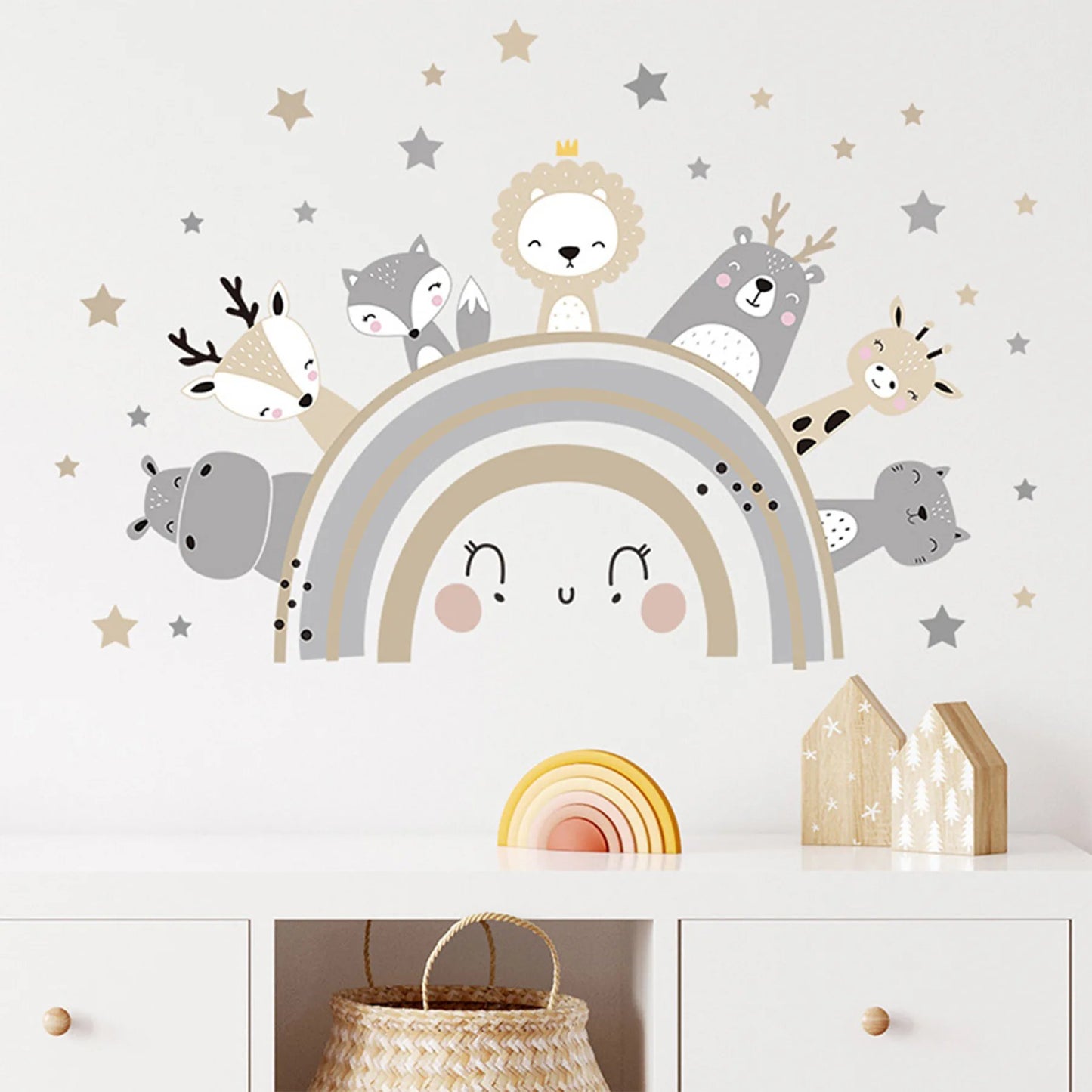 SIPO: Nursery Wall Stickers - Cute Animals