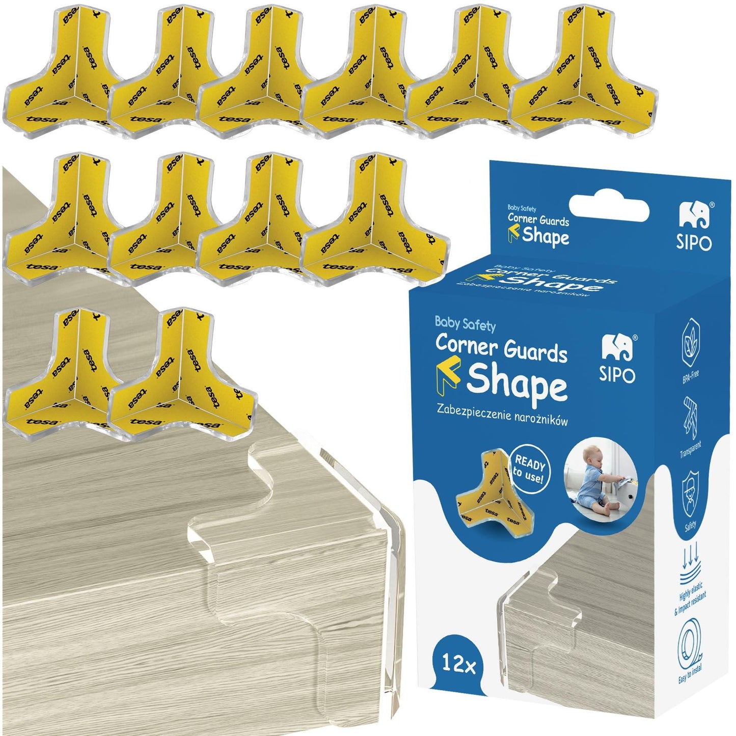 SIPO: T-Shaped Corner Protection Kit