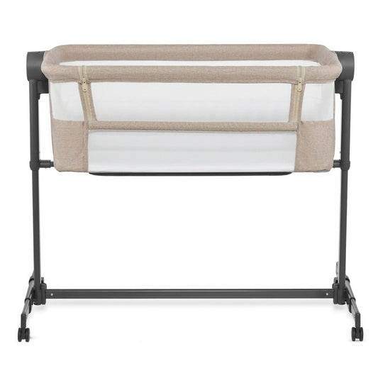 Kinderkraft: NESTE UP 2 Bedside Co-Sleeper & Travel Cot - Beige