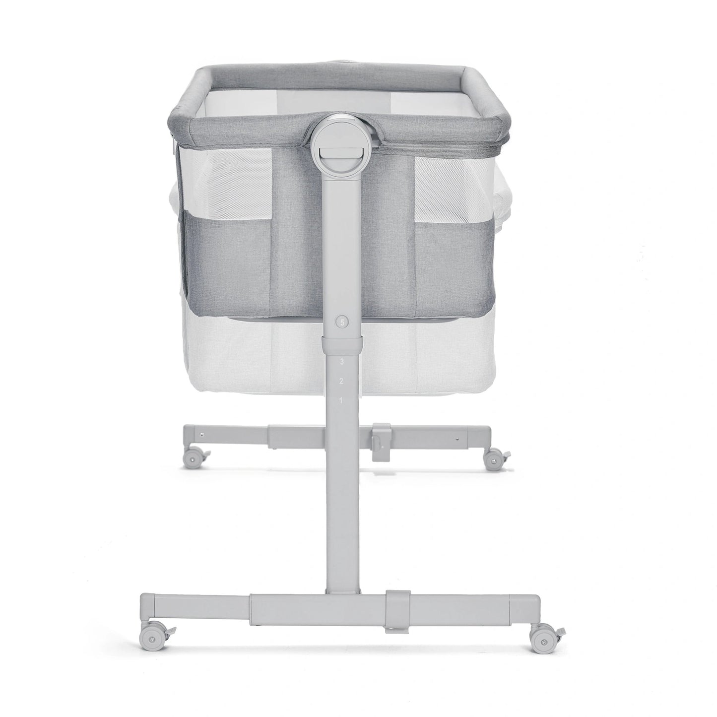 Kinderkraft: NESTE UP 2 2-in-1 Co-Sleeper Bedside Crib - Grey