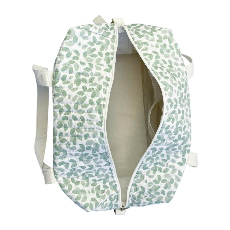 Candide: Feuilles Quilted Diaper Bag (Sac à Langer)