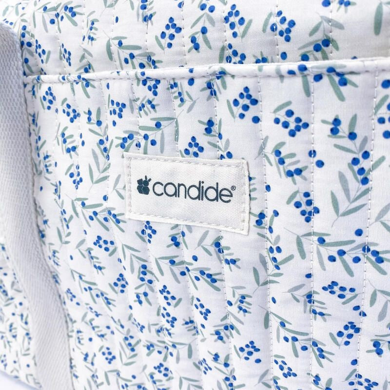 Candide: Blueberry Quilted Diaper Bag (Sac à Langer)