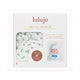Lulujo Birth Announcement Hat & Swaddle Blanket Set (Blueberries)