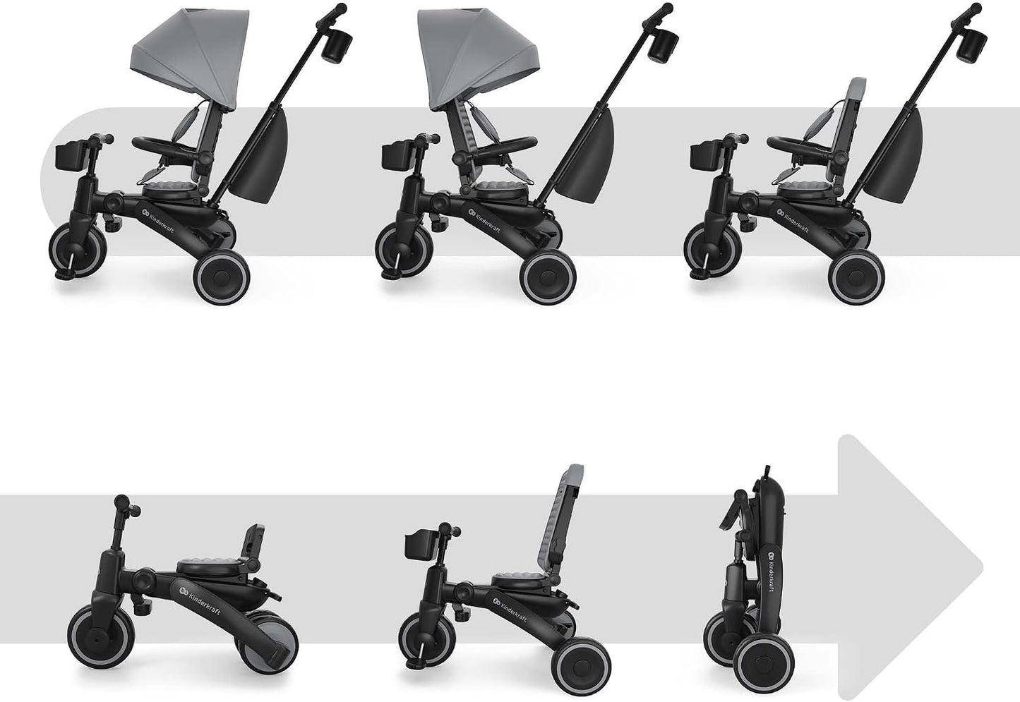Kinderkraft: JAZZ 3 Tricycle - Grey