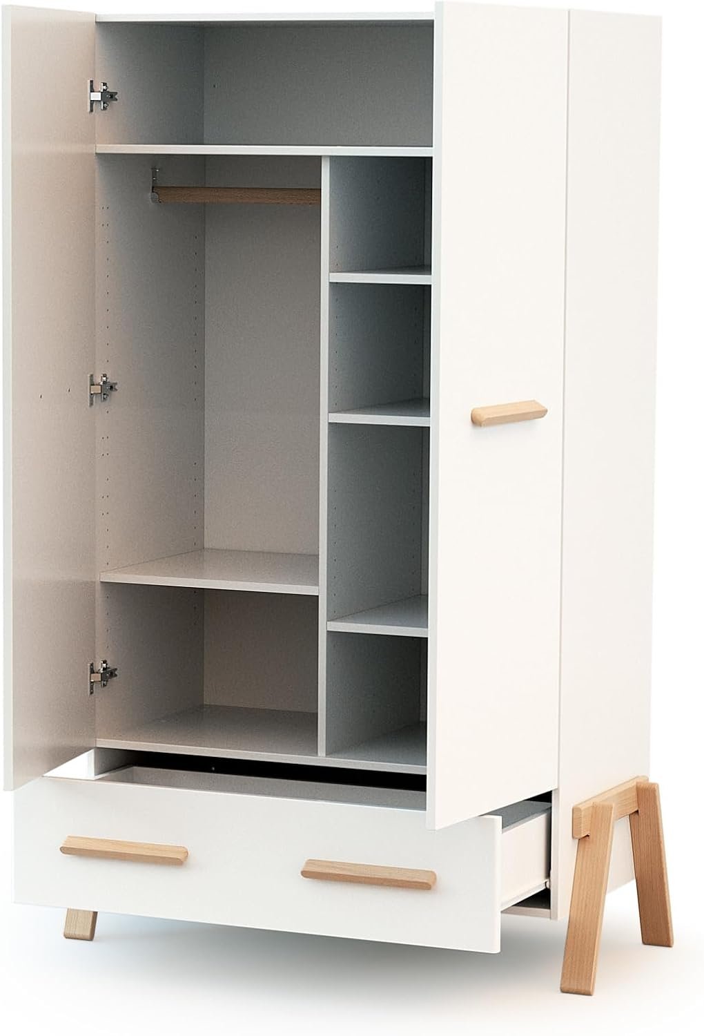Jurababy: CANAILLE 2-Door Children's Wardrobe