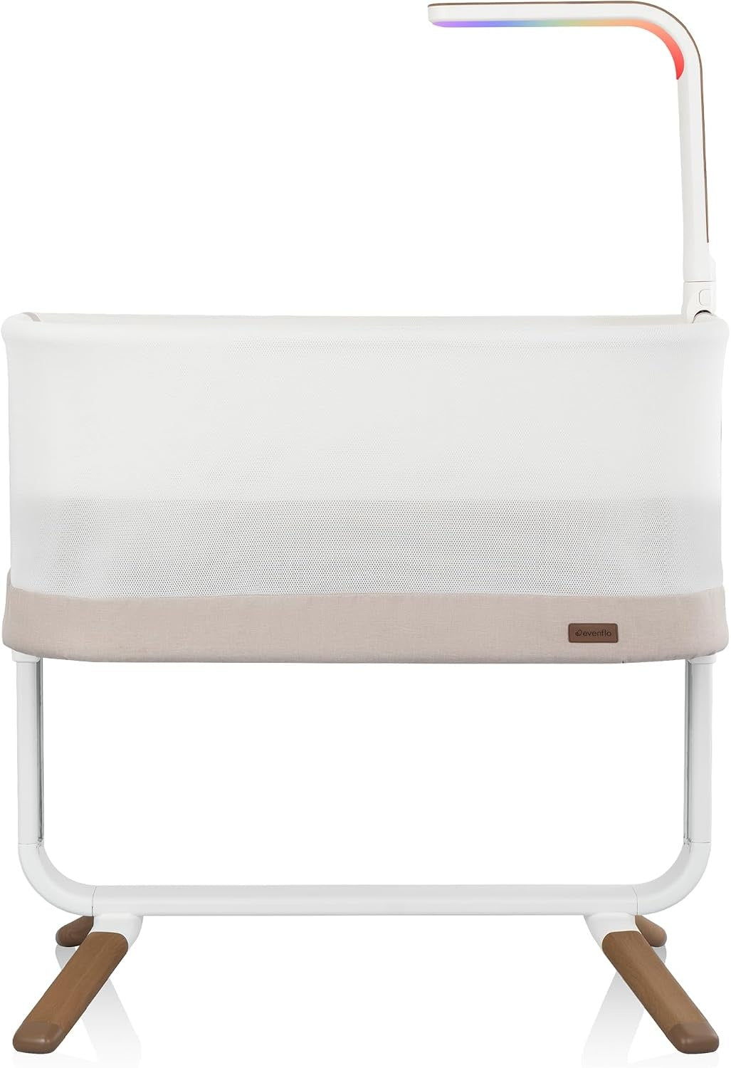 Evenflo: Cora 3 Level Adjustable Bassinet – Coastal Coffee