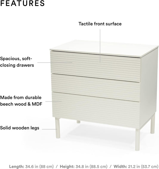 Stokke: Sleepi Dresser White (Box 2 of 2) - Modern Nursery Storage & Changing Station