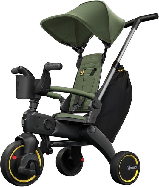 Doona: Liki Trike S3 - 5-in-1 Compact Foldable Tricycle (Desert Green)