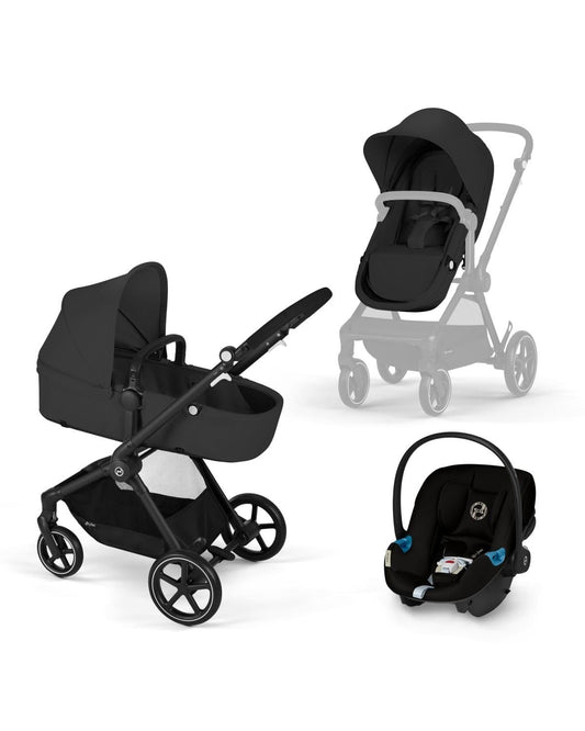 CYBEX EOS Cloud G Trio 3-in-1 Travel System – Black