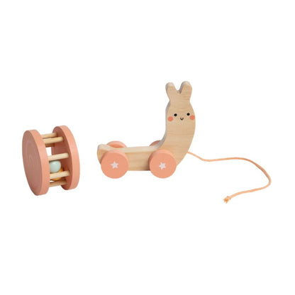 Pearhead Wooden Snail Pull-Along Toy