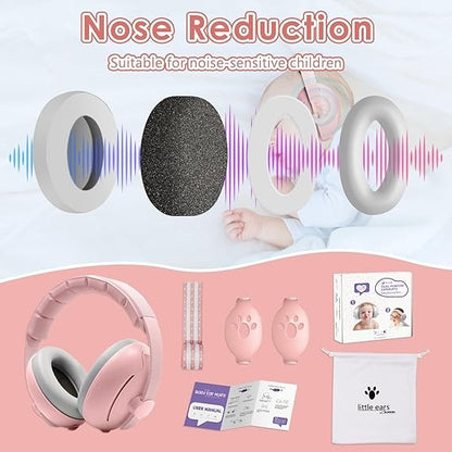 Baby 2-in-1 Noise Protection Headphones: Sweet Pink Edition