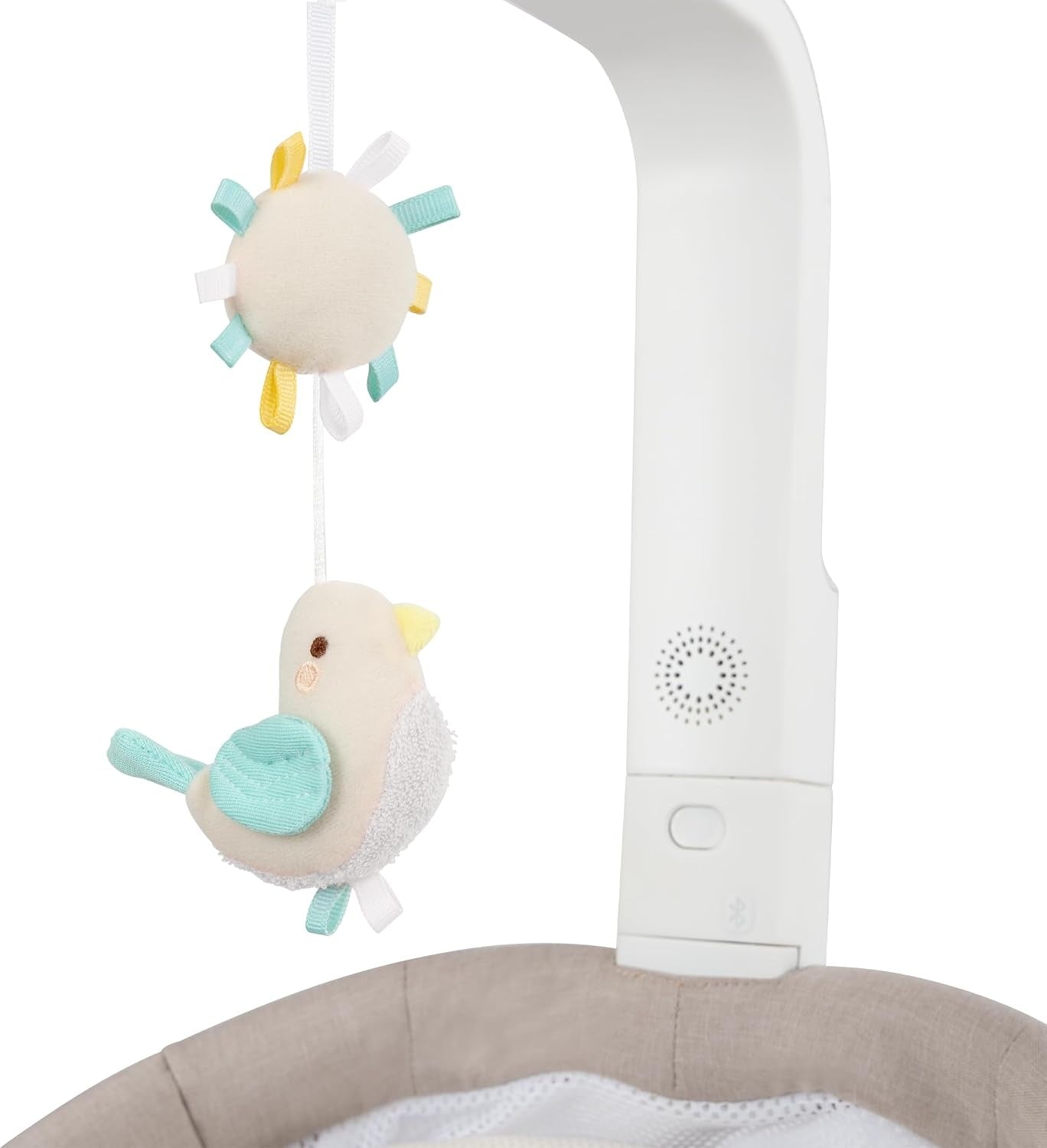 Evenflo: Elara 2-in-1 Smart Motion Swing & Soothing Nest – Coastal Coffee