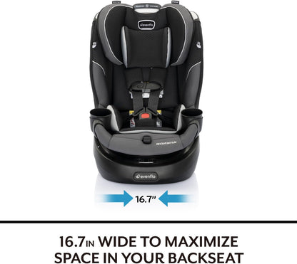 Evenflo Revolve360 Slim 2-in-1 Rotational Car Seat Canton Black