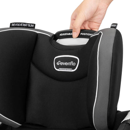 Evenflo Revolve360 Slim 2-in-1 Rotational Car Seat Canton Black
