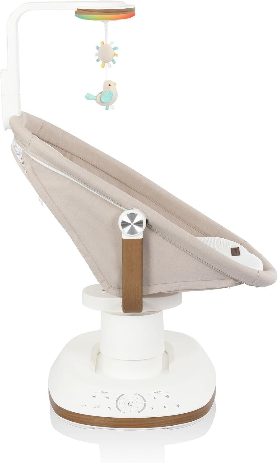 Evenflo: Elara 2-in-1 Smart Motion Swing & Soothing Nest – Coastal Coffee