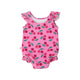 Zoocchini Ruffled 1 Piece Swimsuit Cheery
