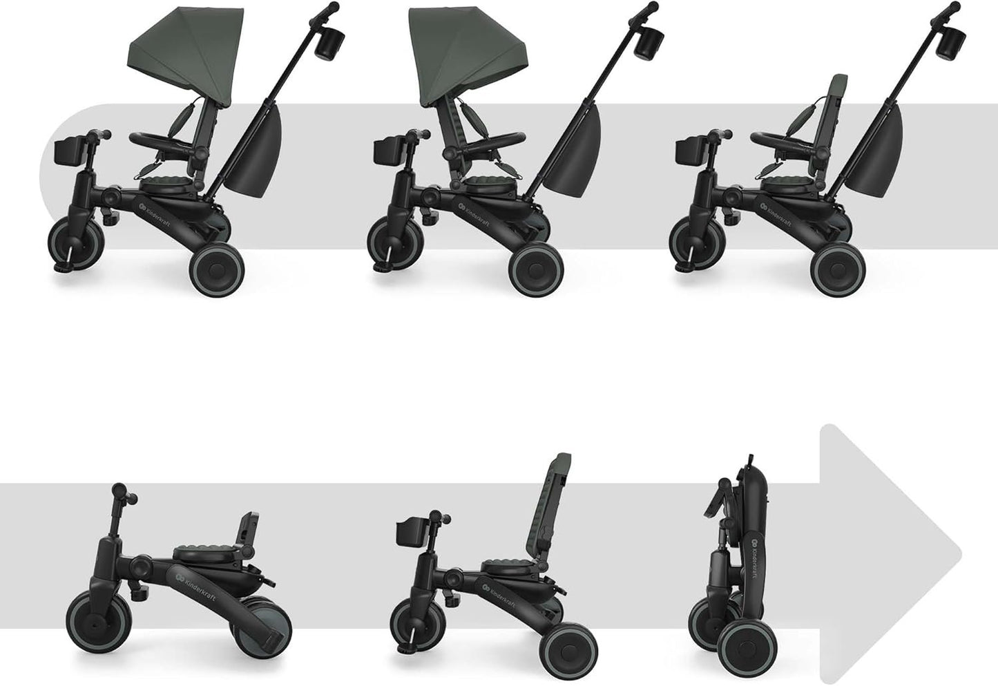 Kinderkraft: JAZZ 3 Tricycle - Green