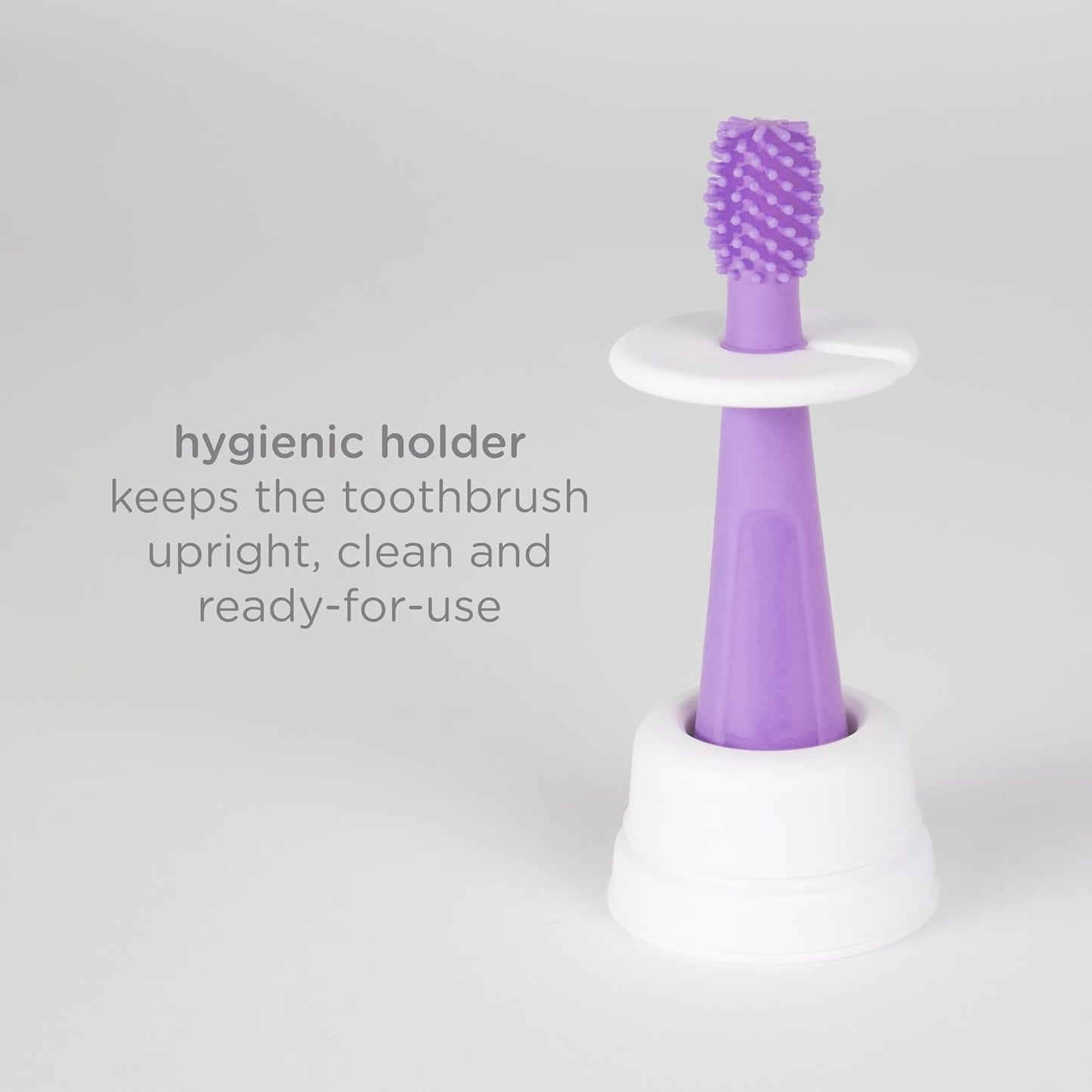 Ubbi: Grow with Me Toothbrush Training Set – Smoothie Purple & Zest Green