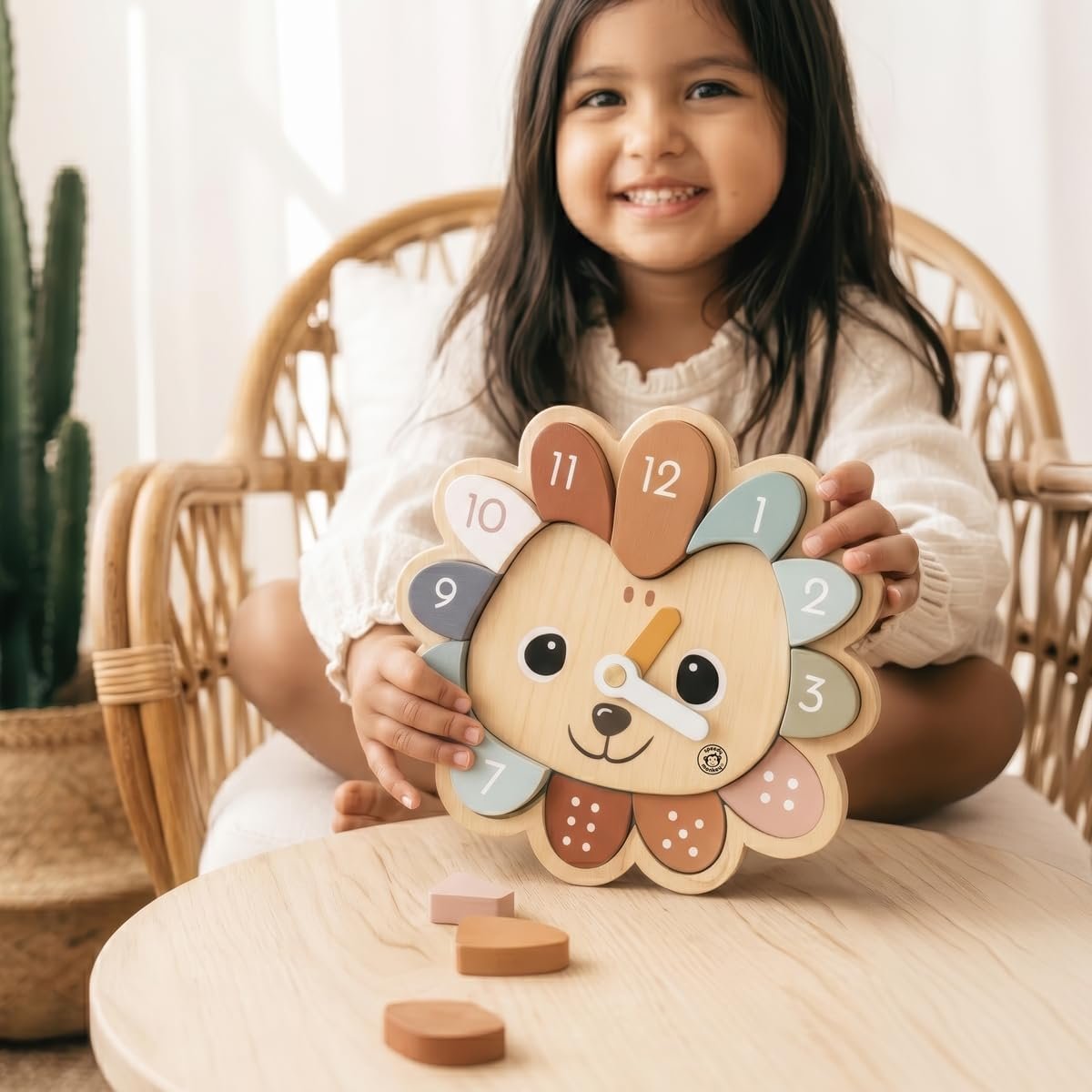 Speedy Monkey Hedgehog Clock Set, 1 Piece