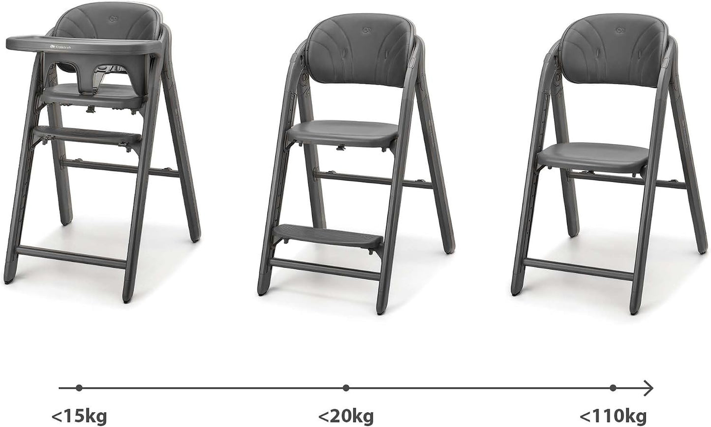 Kinderkraft: TINO 3-in-1 High Chair - Grey