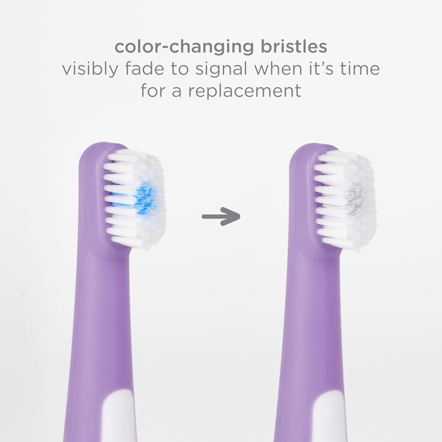 Ubbi: Grow with Me Toothbrush Training Set for Babies & Toddlers – Purple