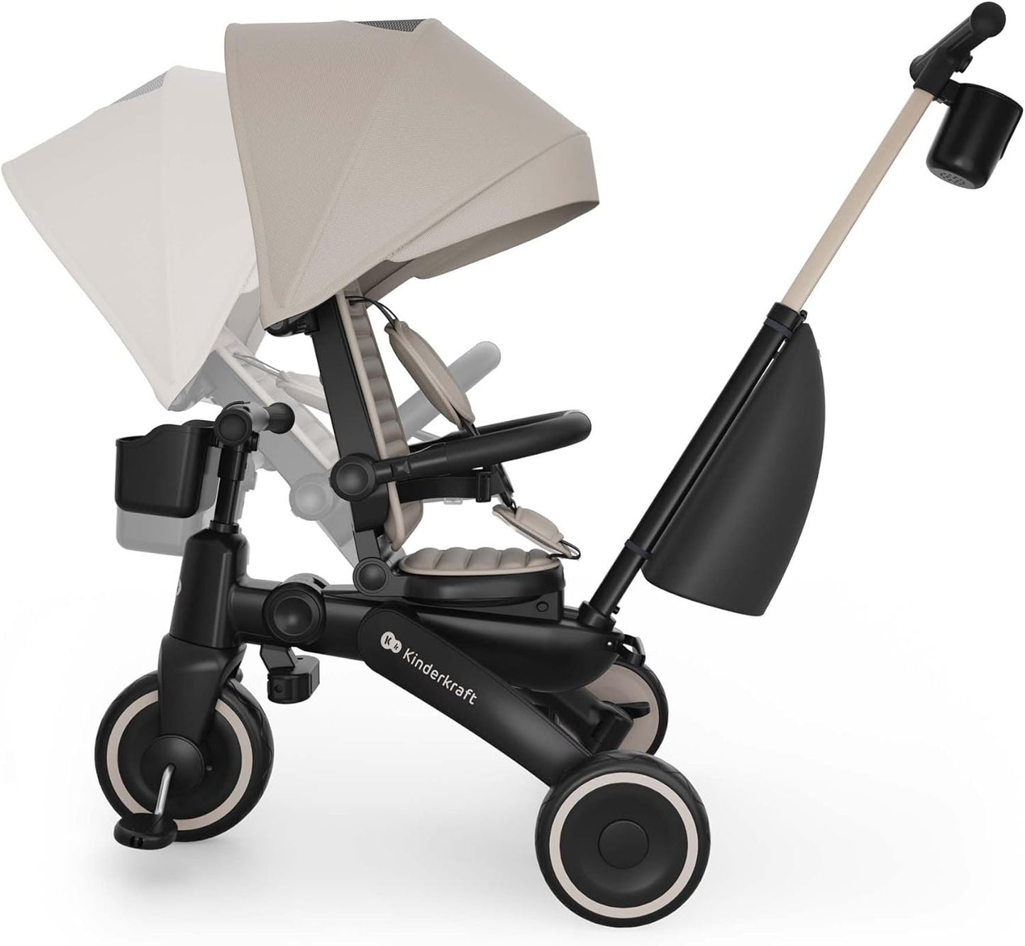 Kinderkraft: JAZZ 3 Folding Tricycle - Beige