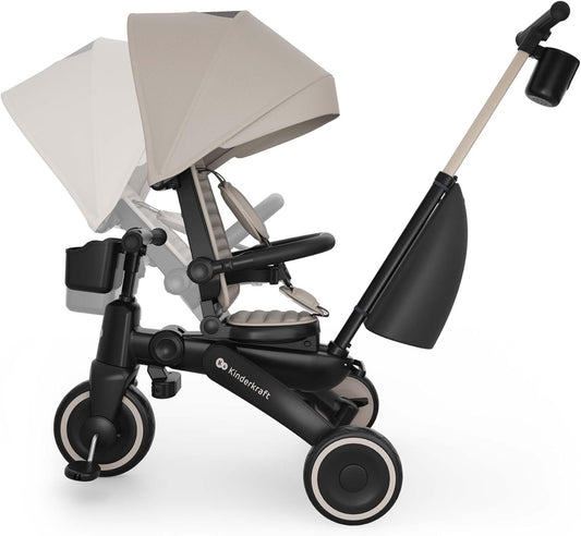 Kinderkraft: JAZZ 3 Folding Tricycle - Beige