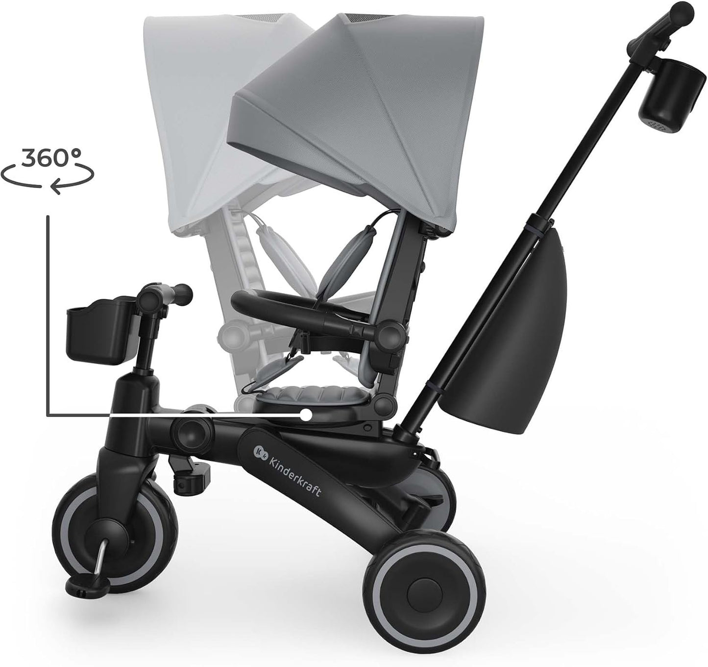 Kinderkraft: JAZZ 3 Tricycle - Grey