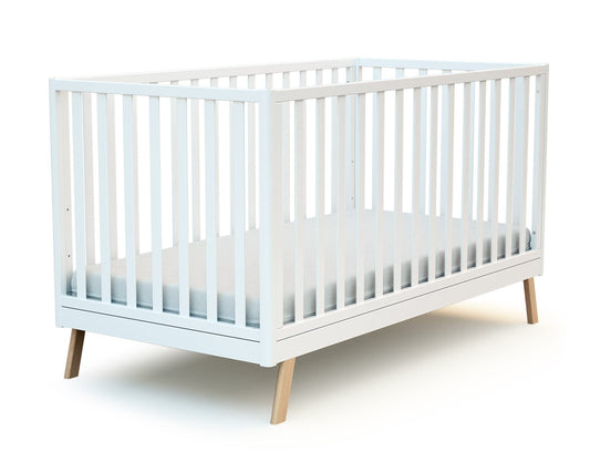 Jurababy: Convertible Baby Bed KASA (70x140cm) - 2-in-1 Nursery Crib to Toddler Bed