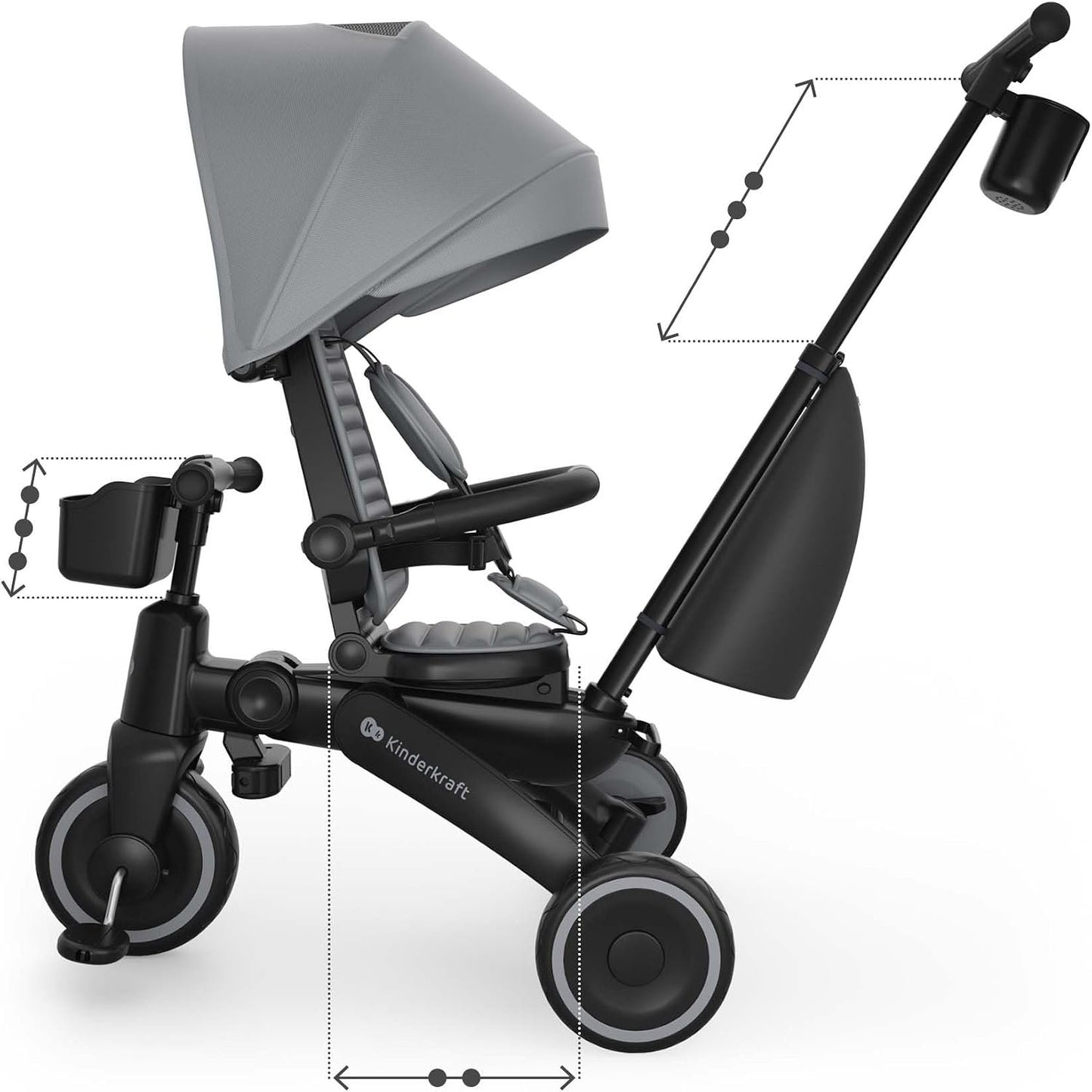 Kinderkraft: JAZZ 3 Tricycle - Grey