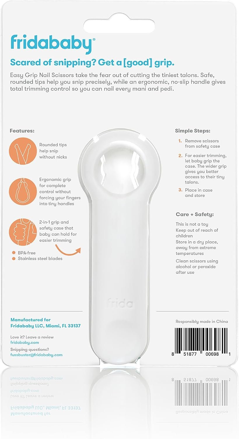 Frida Baby: Easy Grip Nail Scissors (Grooming Essentials)