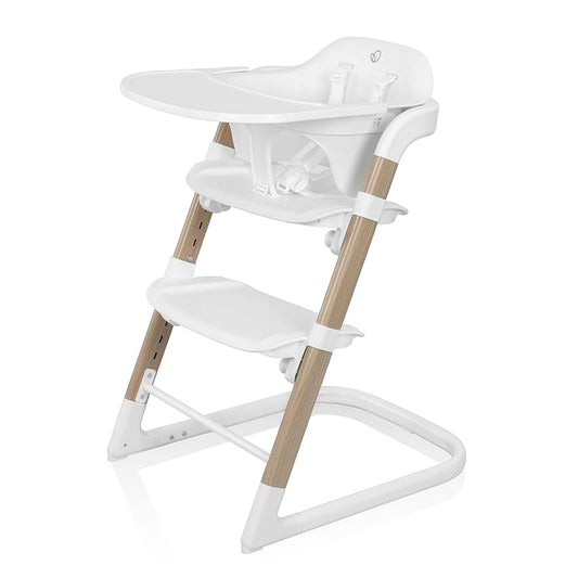 Evenflo rightseat multistage high chair sea salt white